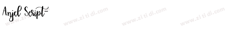 Anjel Script字体转换